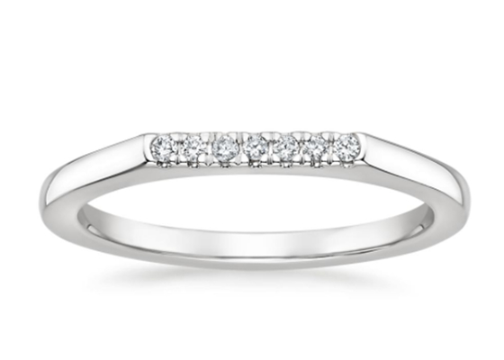 1.3mm 0.07carat 925 Sterling Silver Moissanite Engagement Rings pour des femmes