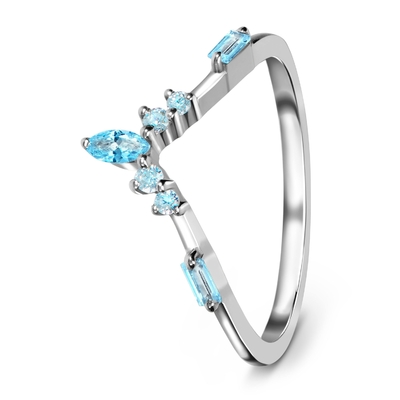 9K / or blanc naturel de 10K/14K/18K Emerald Cut Diamond Engagement Ring