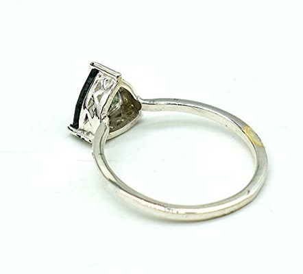 Moss Agate Gemstone Ring véritable, Moss Agate Ring vert, bel anneau, Moss Agate Ring