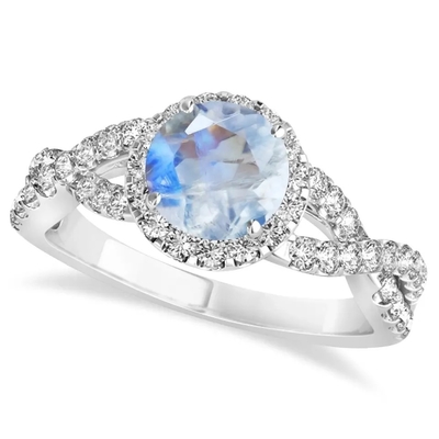 925 Sterling Silver Vine Manufacturer Round ont coupé l'engagement Ring Wholesale Women Jewelry Rings de Moonstone d'arc-en-ciel
