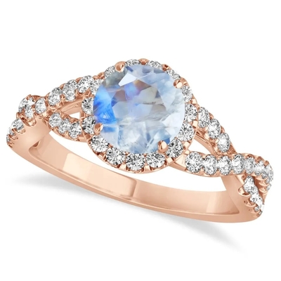 Beau 925 solide Sterling Silver Ring, pierre gemme ovale Ring For Girls de Moonstone de coupe