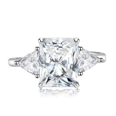Diamants bleu vert Sterling Silver For Women de ct TW de l'anneau 1/15