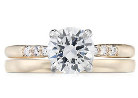 Bijoux Diamond Engagement Ring For Girls d'or jaune de 9 K