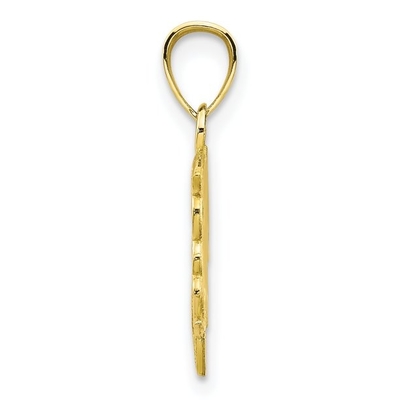bijoux fins de vie marine pendante de poissons de collier de charme de dauphin de l'or 10k jaune pour des cadeaux de femmes pour elle