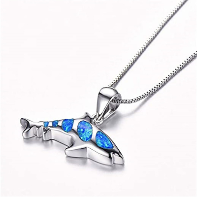 pendant de joint de l'or 14k, bijoux de vie marine, cadeau animal d'esprit pour elle avec la chaîne de 20 pouces