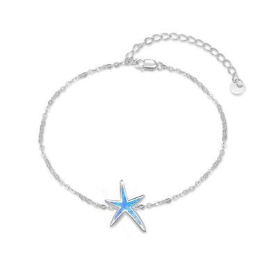 Bracelet Opal Bracelets d'étoiles de mer pour les cadeaux fins du jour de mère d'anniversaire de bijoux de filles de femmes pour la femelle de maman