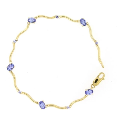En gros pendant ovale de Tanzanite de coupe de 925 Sterling Silver Rose Gold Plated