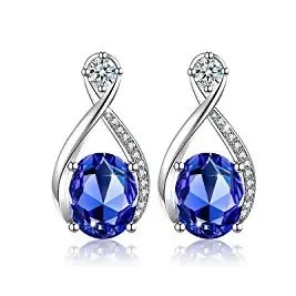 L'ovale de halo de 925 Sterling Silver Ring Pendant Earring forment des ensembles de bijoux de Tanzanite