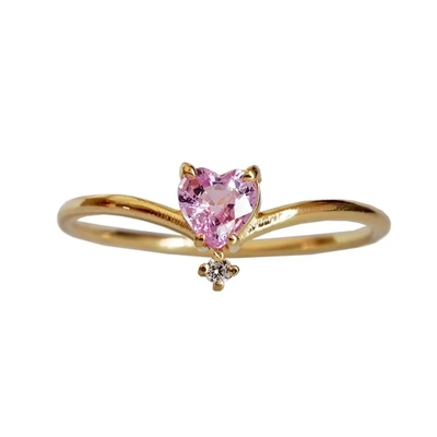 925 boucles d'oreille de goujon de fleur de Morganite de Sterling Silver Rose Gold Plated
