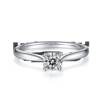 925 bagues de fiançailles de Sterling Silver Jewelry Diamond Moissanite promettent des anneaux pour des femmes