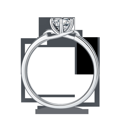 Place blanche Moissanite et Sapphire Platineve Diamonds Jewelry Women Ring With Silver 1.94CTW