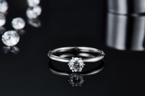 925 Sterling Silver Moissanite Diamond Rings pour épouser des fiançailles
