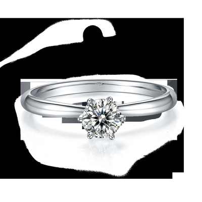 925 Sterling Silver Moissanite Diamond Rings pour épouser des fiançailles