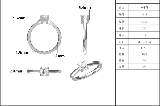 S925 arrangement est-ouest unique Emerald Cut Moissanite Wedding Engagement Ring Modern