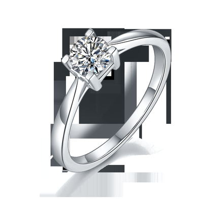 S925 arrangement est-ouest unique Emerald Cut Moissanite Wedding Engagement Ring Modern
