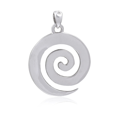 925 avec la clé de Sterling Silver Greek    Pendant créé d'Opal Cocktail de l'arc-en-ciel des femmes pendantes opales de spirale de méandre