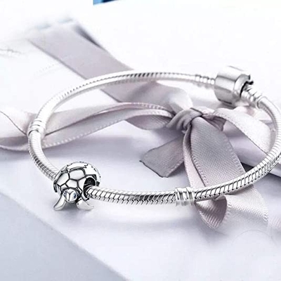 Les animaux d'ABAOLA charment l'ajustement Pandora Charms Bracelet de 925 de Sterling Silver d'ANIMAL FAMILIER perles de charme et le collier
