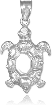 Pendant de 925 Sterling Silver Sea Turtle Charm pour des filles de femmes