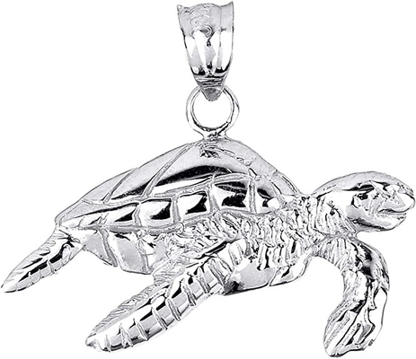 Pendant de 925 Sterling Silver Sea Turtle Charm pour des filles de femmes