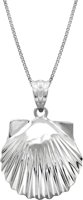 Collier pendant de 925 poissons de Sterling Silver Jumping Sea Bass de charme polonais élevé de vie marine