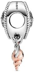 L'amende 925 Sterling Silver Sting Ray Bead charme le collier pendant