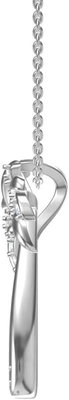 Sourire argenté - collier pendant d'arbre solide de Sterling Silver Beautiful Tropical Palm, avec la chaîne d'ancre 17.5inch pour des femmes
