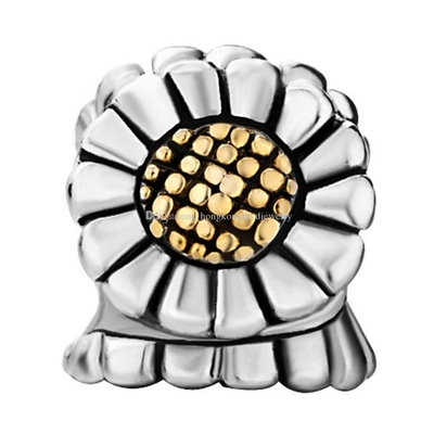 charmes argentés menteur de perle de chien de bijoux de 1.5-2.5mm SBI pour le pendant de collier de bracelets