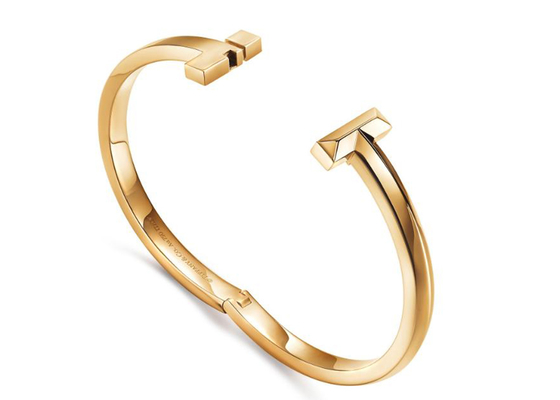 18K poids large de T1 Diamond Hinged Bangle 43.31g pour l'anniversaire