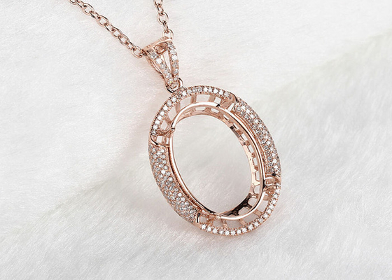 L'ovale forment semi la fourche du poids 2.7g du pendant 10×14mm de bijoux de bâti plaçant le type