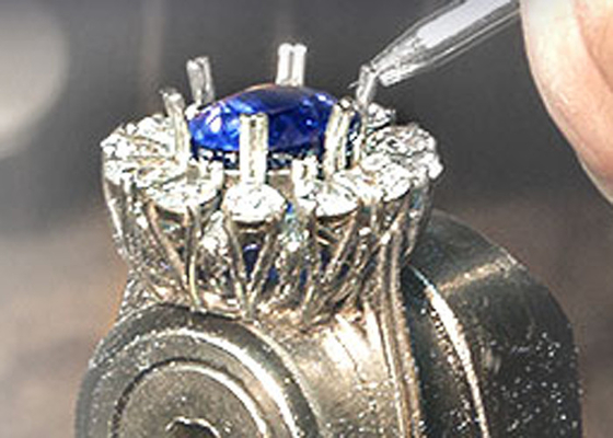 Deux ODM matériel d'or de l'anneau 14K de bijoux de bâti du ton 0.80ct semi pour l'engagement