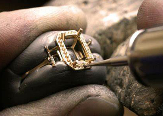Deux ODM matériel d'or de l'anneau 14K de bijoux de bâti du ton 0.80ct semi pour l'engagement