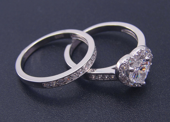 Taille en pierre brillante de Diamond Ring 1pcs 6.5MM de coeur de carat de la coupe 1