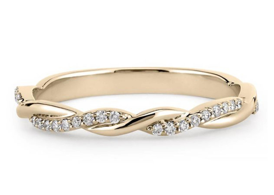 vrai ODM de coupe de rond de Diamond Jewellery Ring 0.3ct de l'or 14K blanc pour l'engagement