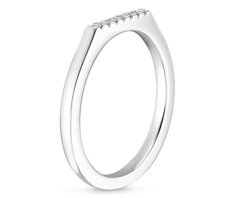 1.3mm 0.07carat 925 Sterling Silver Moissanite Engagement Rings pour des femmes