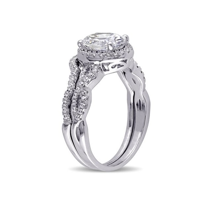 Poids ovale de Diamond Engagement Ring 0.92ct d'or blanc de la coupe 18kt pour l'ODM de femmes