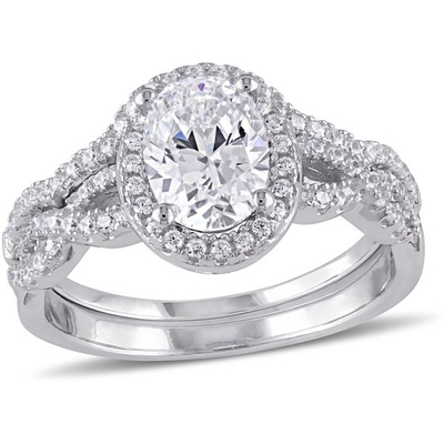 Poids ovale de Diamond Engagement Ring 0.92ct d'or blanc de la coupe 18kt pour l'ODM de femmes