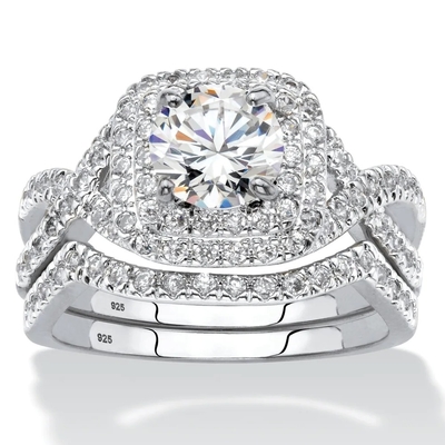 0.92ct SI1 Diamond Engagement Wedding Rings Round a coupé pour nuptiale