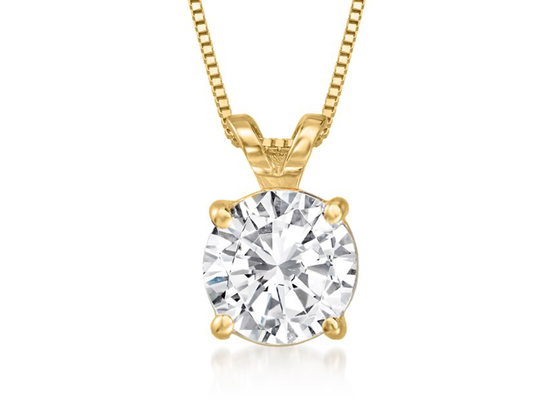 Les colliers 1,20 d'or du carat 14K jaunissent l'OEM matériel d'or pour l'anniversaire